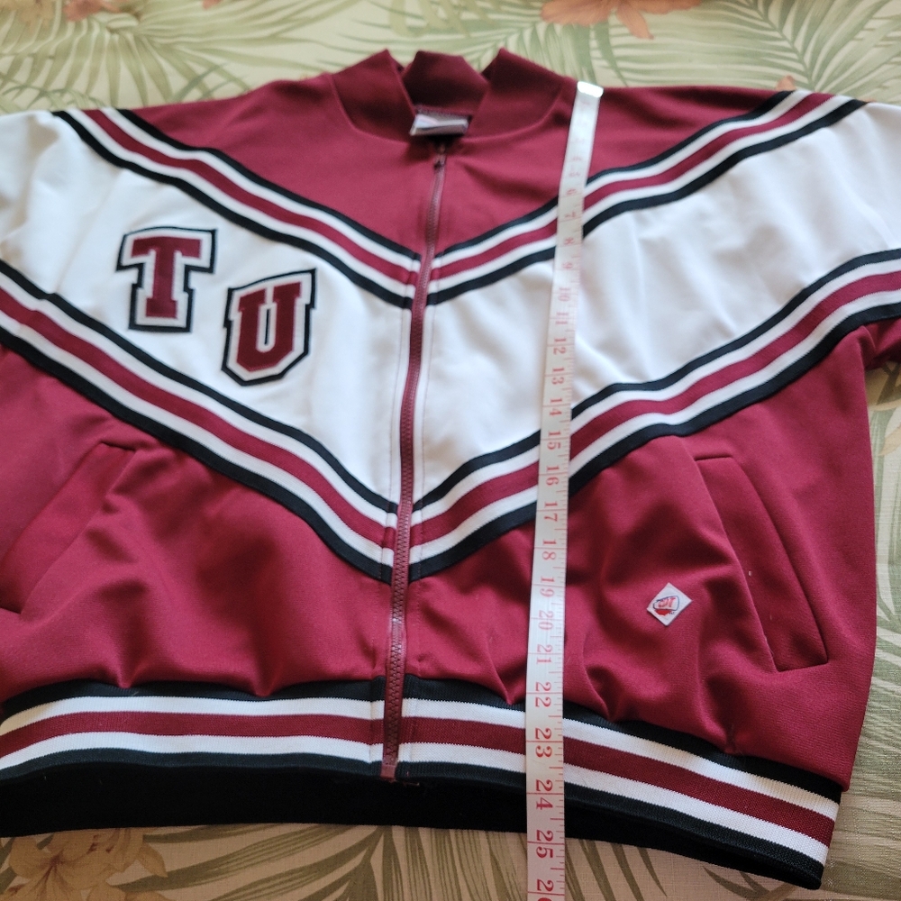 TU Cheerleader & Danzteam Jacket Crimson Black White XL Zip Up USA - Picture 8 of 10